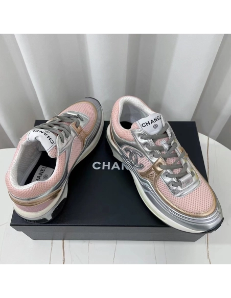 Chanel Reps Sneakers Pink Silver,CHANEL SNEAKERS,Other Brand Reps Sneakers
