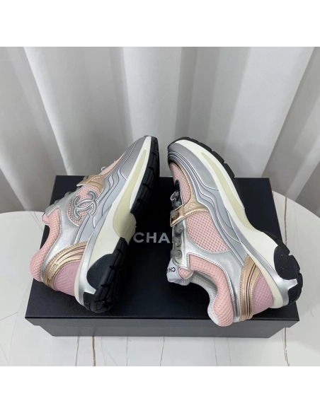 Chanel Reps Sneakers Pink Silver,CHANEL SNEAKERS,Other Brand Reps Sneakers