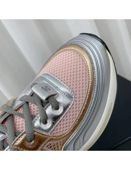 Chanel Reps Sneakers Pink Silver,CHANEL SNEAKERS,Other Brand Reps Sneakers