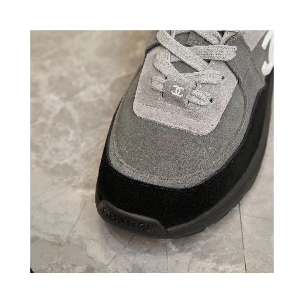 Chanel Low Top Trainer CC Grey,CHANEL SNEAKERS,Other Brand Reps Sneakers