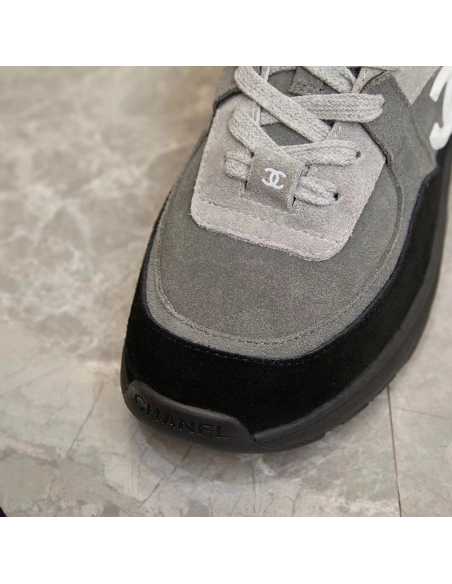 Chanel Low Top Trainer CC Grey,CHANEL SNEAKERS,Other Brand Reps Sneakers