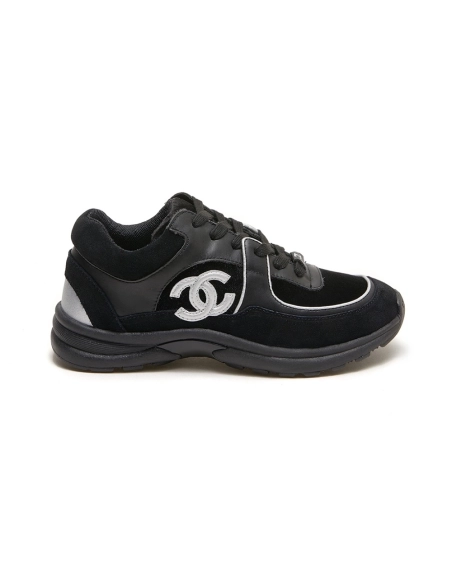 Chanel Multicolor Velvet and Leather CC Low Top Reps Sneakers,CHANEL SNEAKERS,Other Brand Reps Sneakers