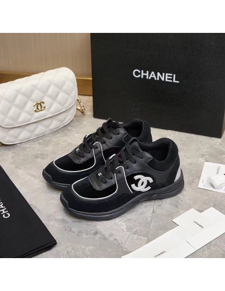 Chanel Multicolor Velvet and Leather CC Low Top Reps Sneakers,CHANEL SNEAKERS,Other Brand Reps Sneakers