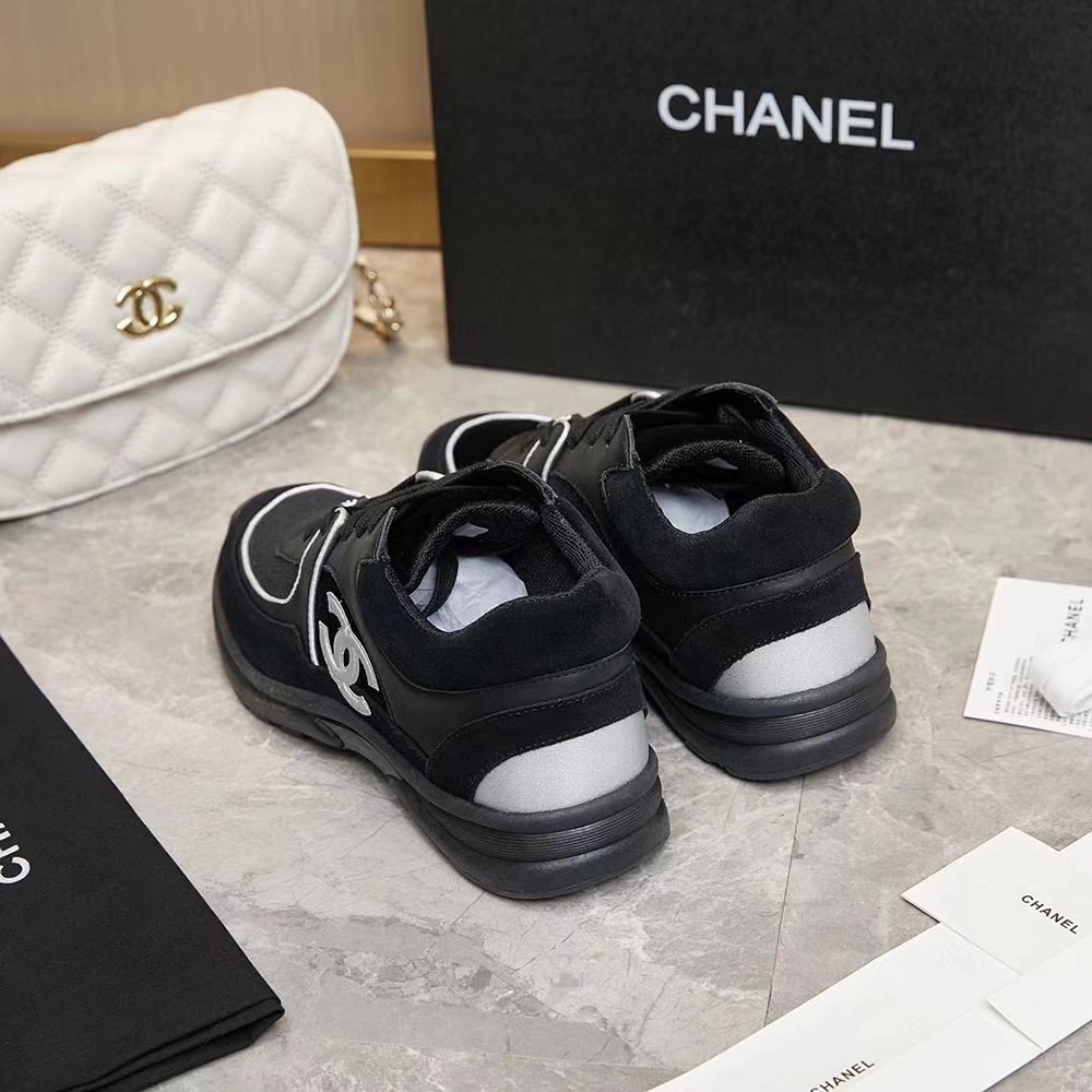 Chanel Multicolor Velvet and Leather CC Low Top Reps Sneakers,CHANEL SNEAKERS,Other Brand Reps Sneakers