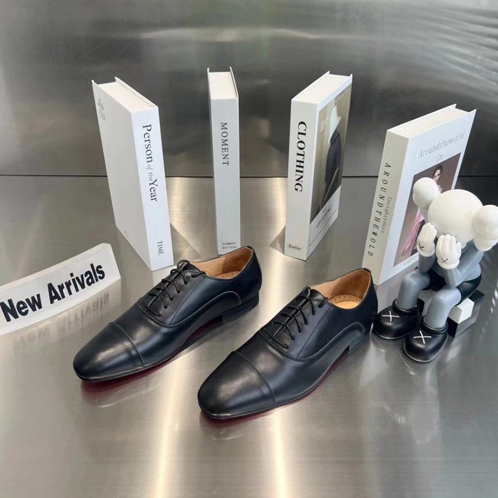 Christian Louboutin Men Greggo Laceup shoes Black,Christian Louboutin Reps Sneakers,Other Brand Reps Sneakers