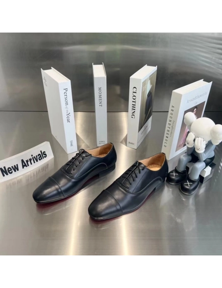 Christian Louboutin Men Greggo Laceup shoes Black,Christian Louboutin Reps Sneakers,Other Brand Reps Sneakers