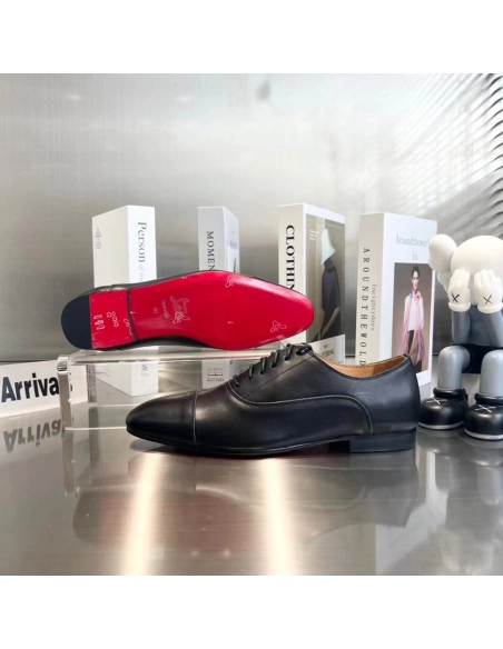 Christian Louboutin Men Greggo Laceup shoes Black,Christian Louboutin Reps Sneakers,Other Brand Reps Sneakers