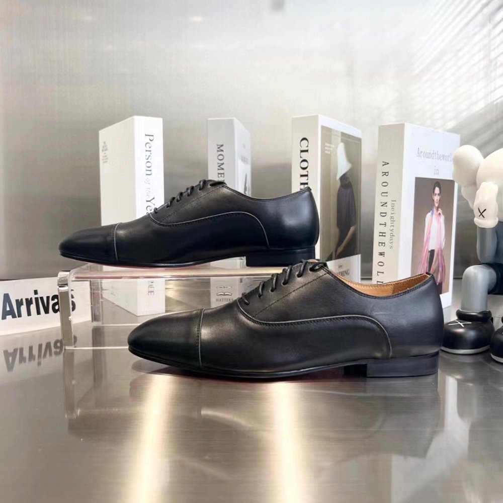 Christian Louboutin Men Greggo Laceup shoes Black,Christian Louboutin Reps Sneakers,Other Brand Reps Sneakers