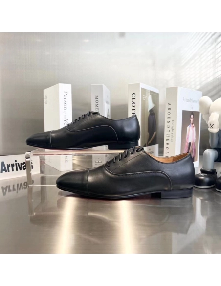 Christian Louboutin Men Greggo Laceup shoes Black,Christian Louboutin Reps Sneakers,Other Brand Reps Sneakers