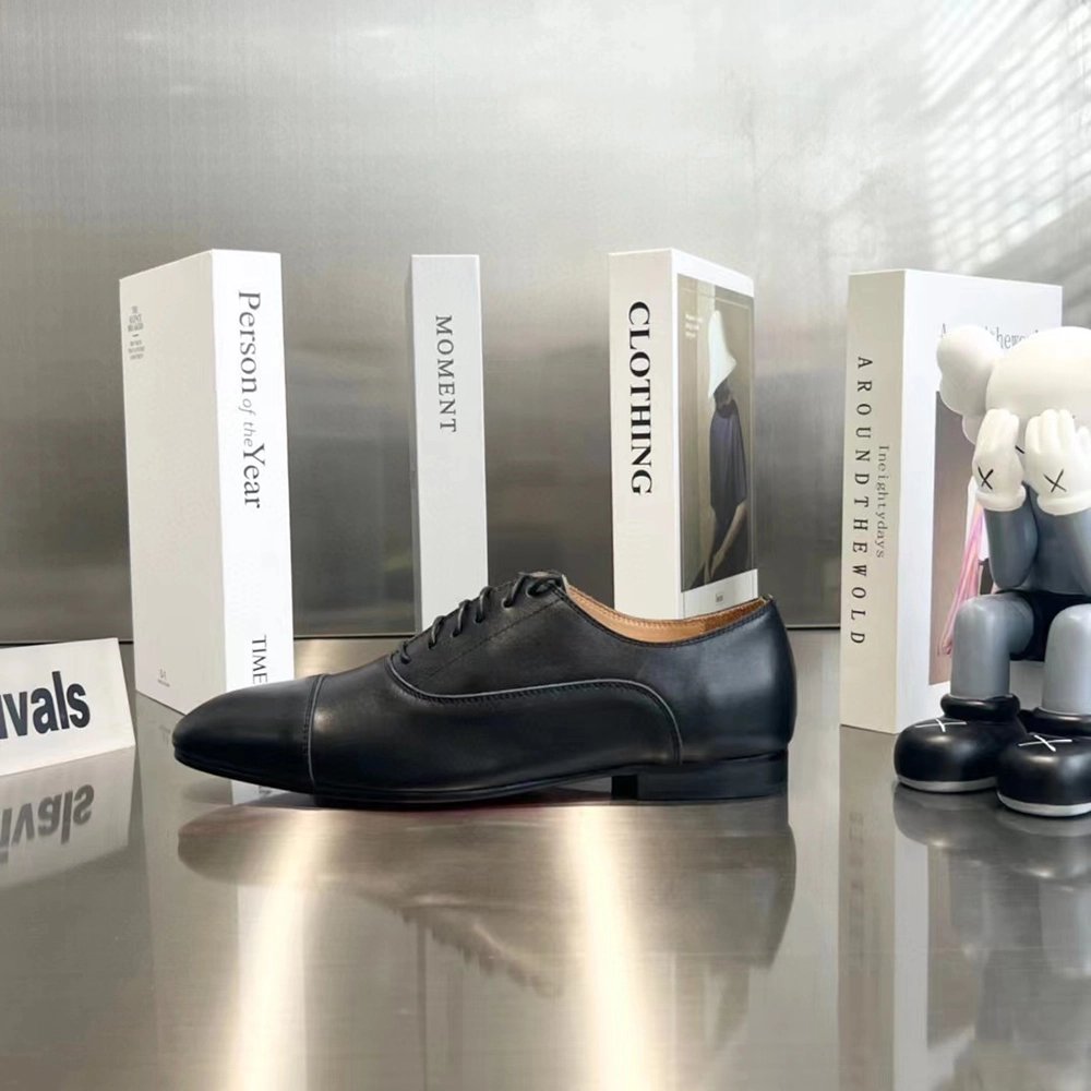 Christian Louboutin Men Greggo Laceup shoes Black,Christian Louboutin Reps Sneakers,Other Brand Reps Sneakers