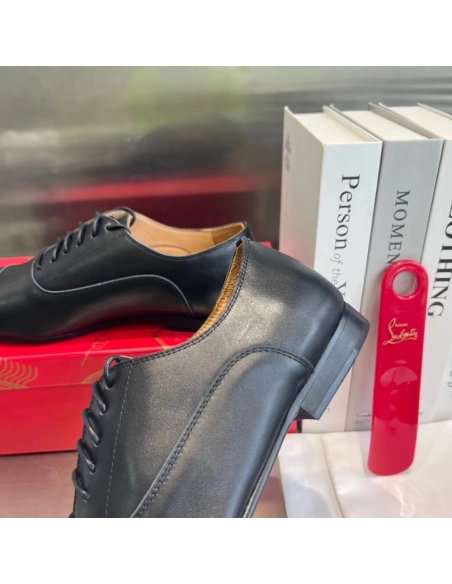 Christian Louboutin Men Greggo Laceup shoes Black,Christian Louboutin Reps Sneakers,Other Brand Reps Sneakers