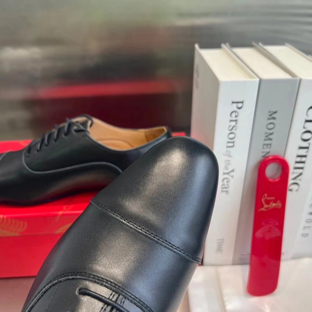 Christian Louboutin Men Greggo Laceup shoes Black,Christian Louboutin Reps Sneakers,Other Brand Reps Sneakers