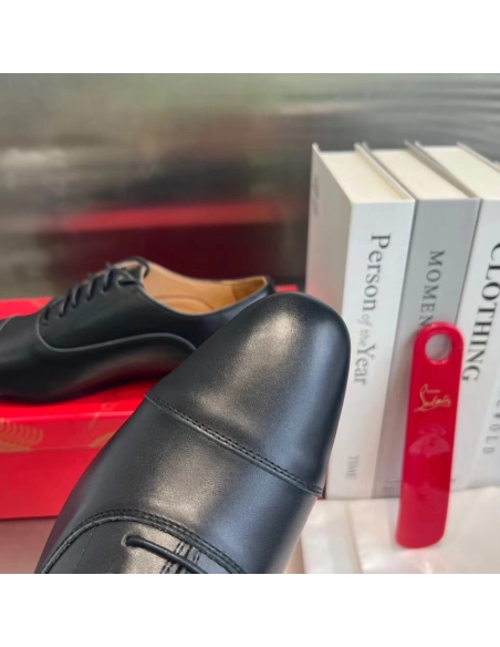 Christian Louboutin Men Greggo Laceup shoes Black,Christian Louboutin Reps Sneakers,Other Brand Reps Sneakers