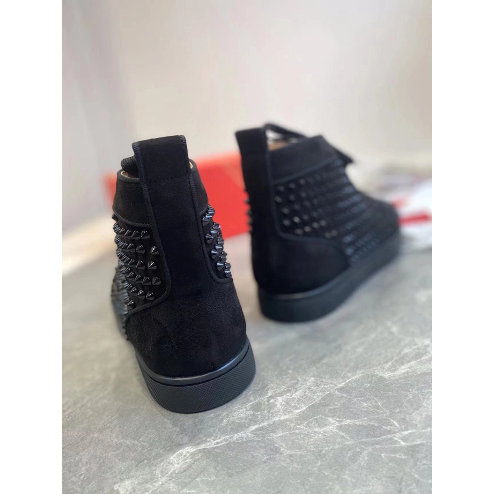 SSENSE Christian Louboutin Black Louis Orlato Reps Sneakers,Christian Louboutin Reps Sneakers,Other Brand Reps Sneakers