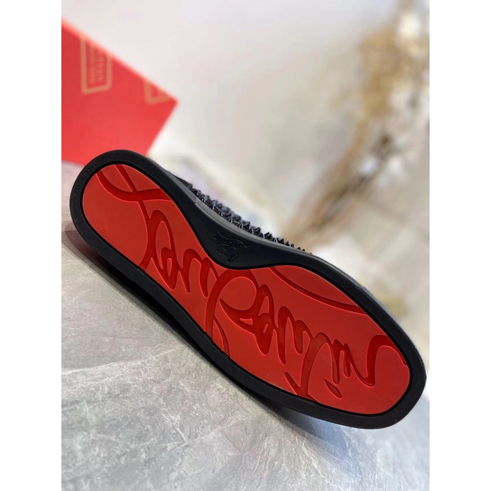 SSENSE Christian Louboutin Black Louis Orlato Reps Sneakers,Christian Louboutin Reps Sneakers,Other Brand Reps Sneakers
