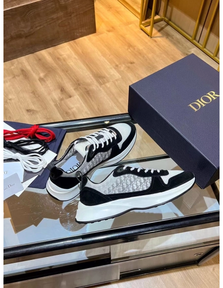 Dior B25 Runner Navy Blue Oblique Jacquard,DIOR Reps Sneakers,Other Brand Reps Sneakers