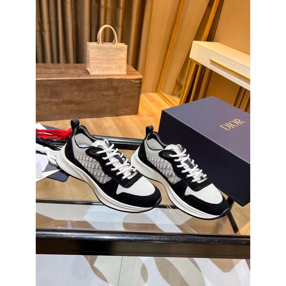 Dior B25 Runner Navy Blue Oblique Jacquard,DIOR Reps Sneakers,Other Brand Reps Sneakers