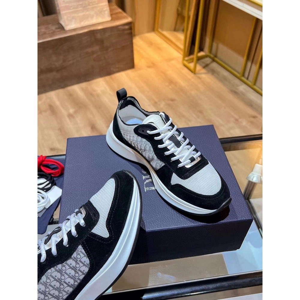 Dior B25 Runner Navy Blue Oblique Jacquard,DIOR Reps Sneakers,Other Brand Reps Sneakers