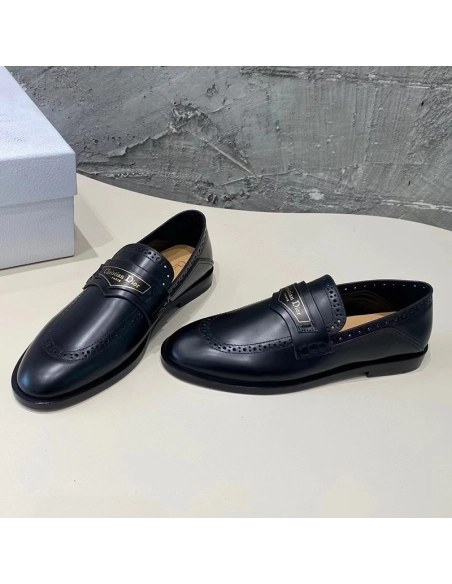 Dior Boy Loafer Black Calfskin,DIOR Reps Sneakers,Other Brand Reps Sneakers