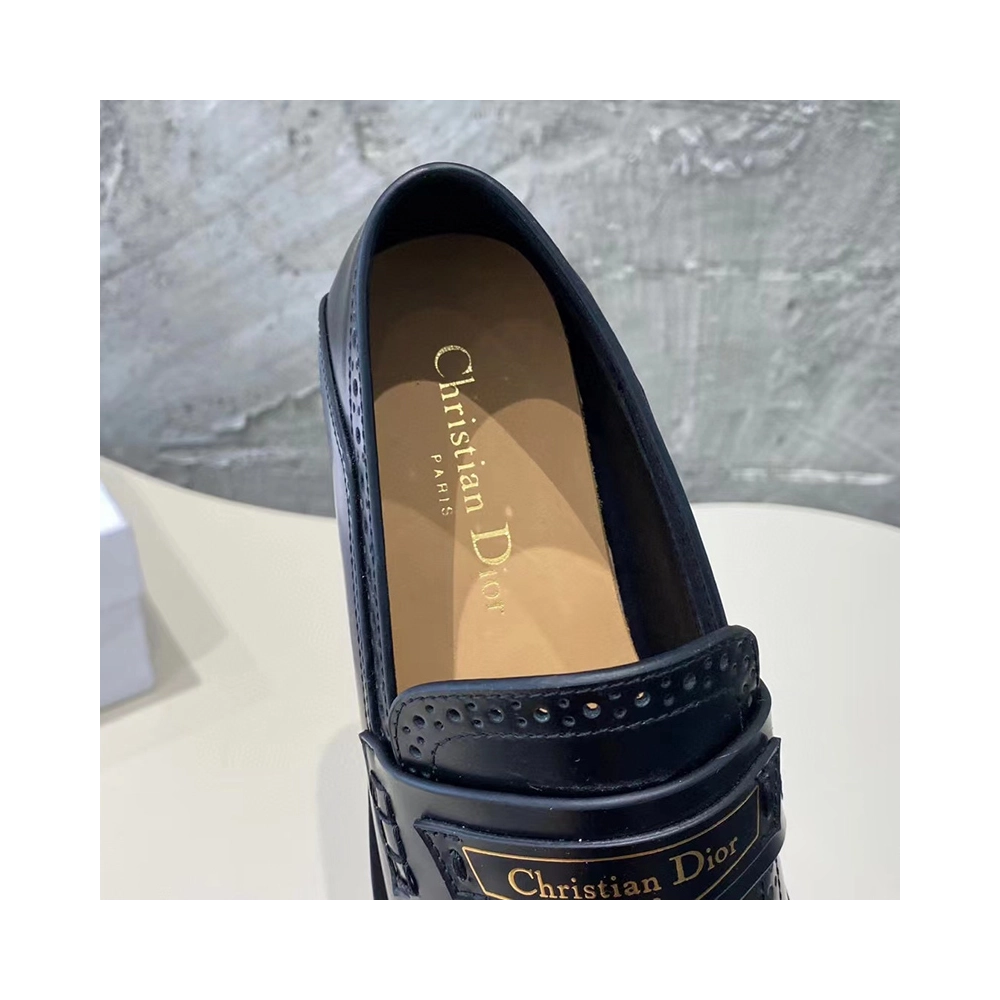 Dior Boy Loafer Black Calfskin,DIOR Reps Sneakers,Other Brand Reps Sneakers