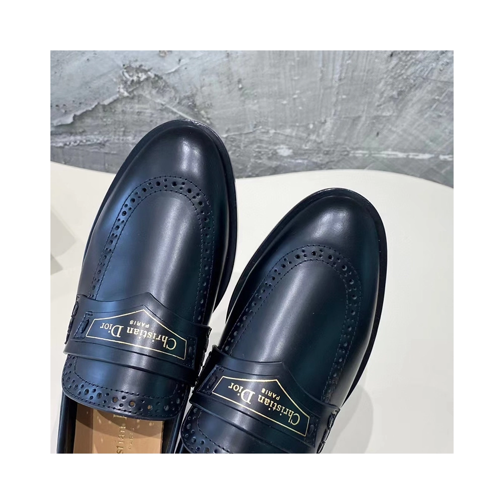 Dior Boy Loafer Black Calfskin,DIOR Reps Sneakers,Other Brand Reps Sneakers