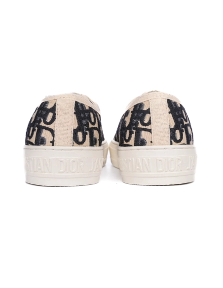 Dior Oblique Embroidered CottonWalknDior Sneaker Deep Blue,DIOR Reps Sneakers,Other Brand Reps Sneakers