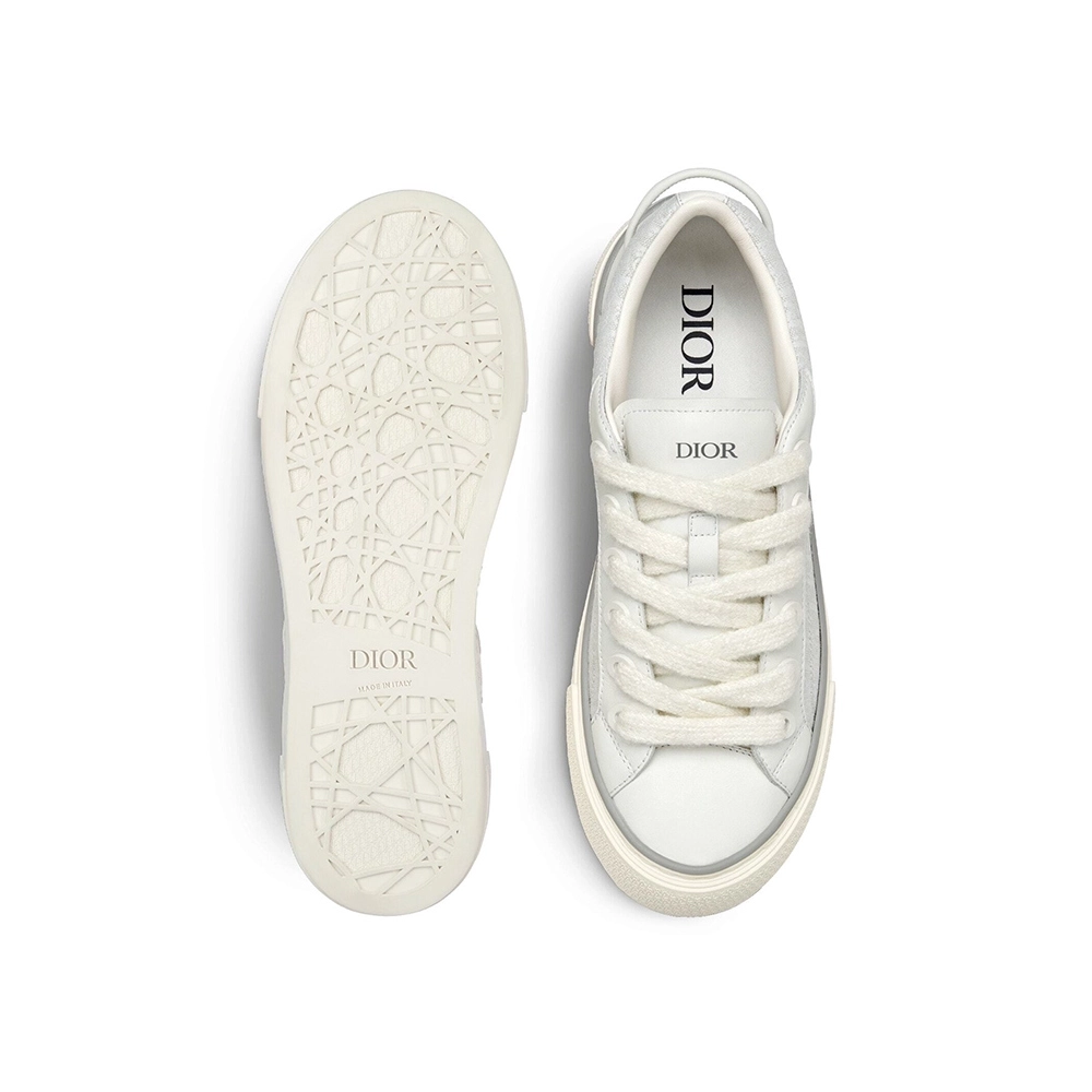 B33 SNEAKER White Smooth Calfskin and Dior Oblique Jacquard,DIOR Reps Sneakers,Other Brand Reps Sneakers