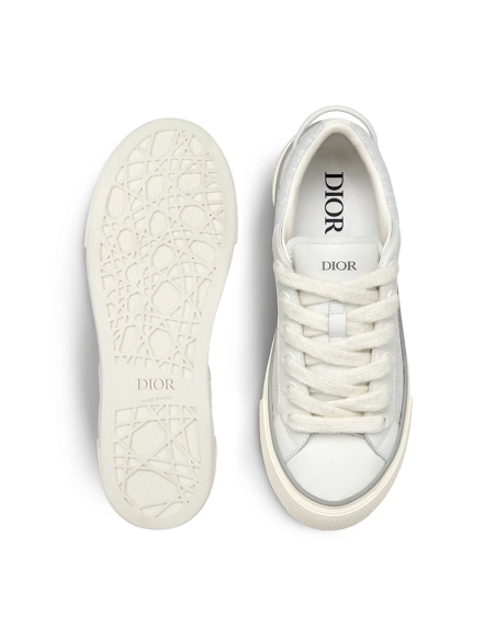 B33 SNEAKER White Smooth Calfskin and Dior Oblique Jacquard,DIOR Reps Sneakers,Other Brand Reps Sneakers