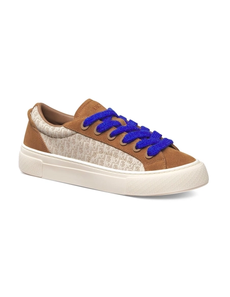 B33 SNEAKER Brown and Cream Dior Oblique Jacquard and Brown Suede,DIOR Reps Sneakers,Other Brand Reps Sneakers