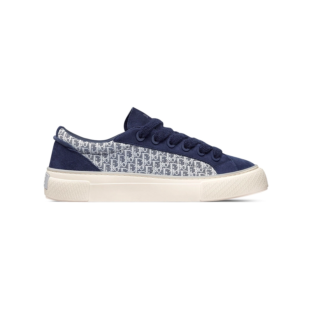B33 SNEAKER Navy blue Smooth Calfskin Dior Oblique Jacquard,DIOR Reps Sneakers,Other Brand Reps Sneakers