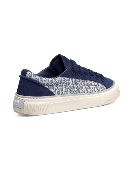 B33 SNEAKER Navy blue Smooth Calfskin Dior Oblique Jacquard,DIOR Reps Sneakers,Other Brand Reps Sneakers