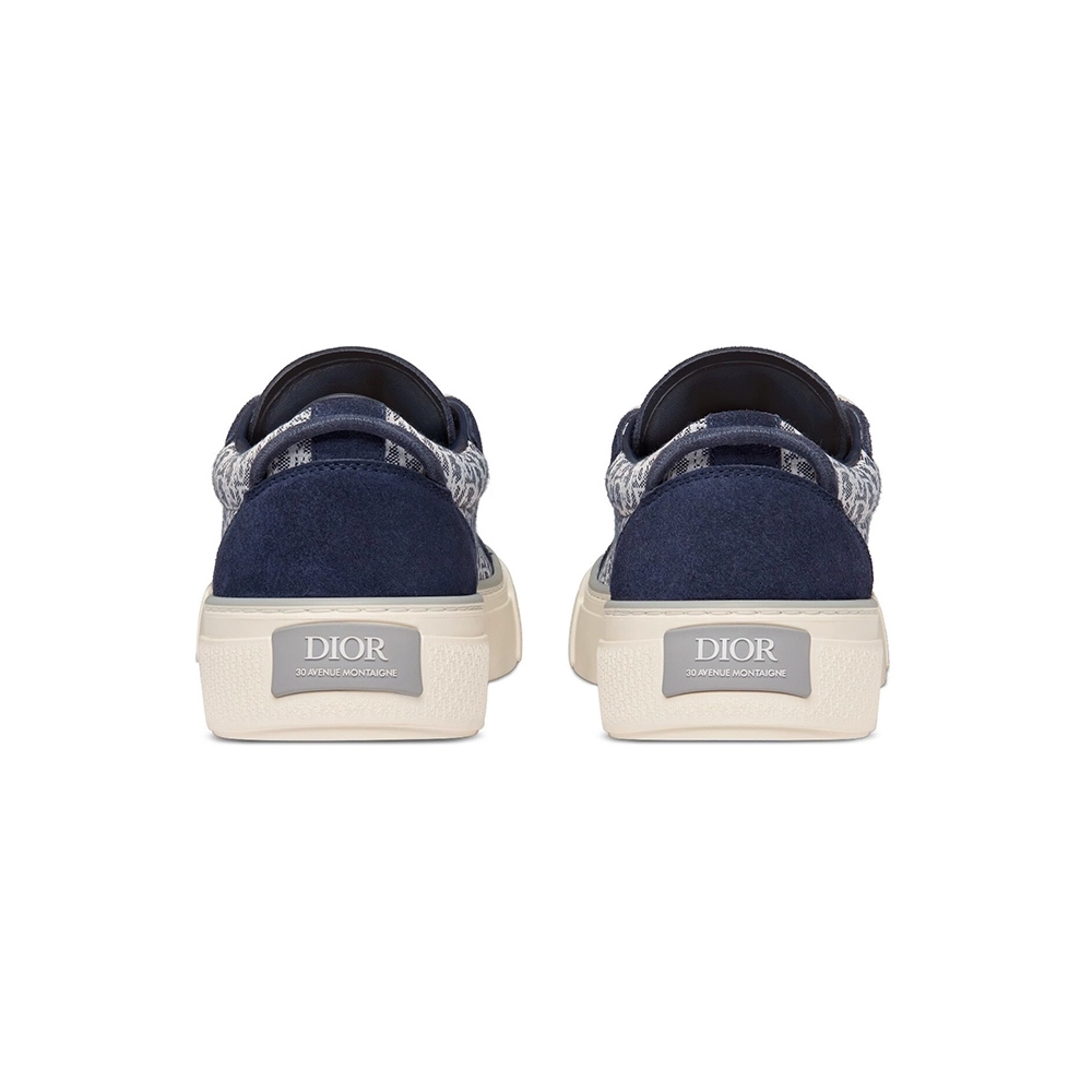 B33 SNEAKER Navy blue Smooth Calfskin Dior Oblique Jacquard,DIOR Reps Sneakers,Other Brand Reps Sneakers