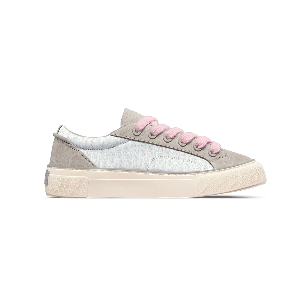 B33 SNEAKER Gray and white Smooth Calfskin Dior Oblique Jacquard,DIOR Reps Sneakers,Other Brand Reps Sneakers