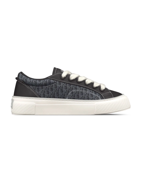 B33 SNEAKER Black Smooth Calfskin and Dior Oblique Jacquard,DIOR Reps Sneakers,Other Brand Reps Sneakers