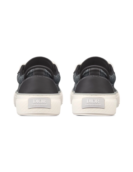 B33 SNEAKER Black Smooth Calfskin and Dior Oblique Jacquard,DIOR Reps Sneakers,Other Brand Reps Sneakers