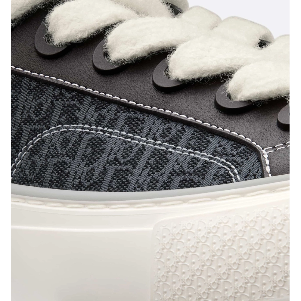 B33 SNEAKER Black Smooth Calfskin and Dior Oblique Jacquard,DIOR Reps Sneakers,Other Brand Reps Sneakers