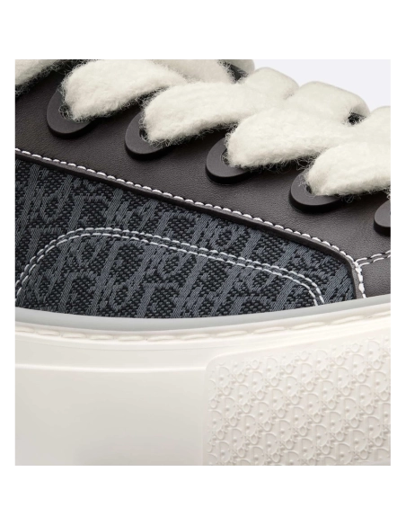 B33 SNEAKER Black Smooth Calfskin and Dior Oblique Jacquard,DIOR Reps Sneakers,Other Brand Reps Sneakers
