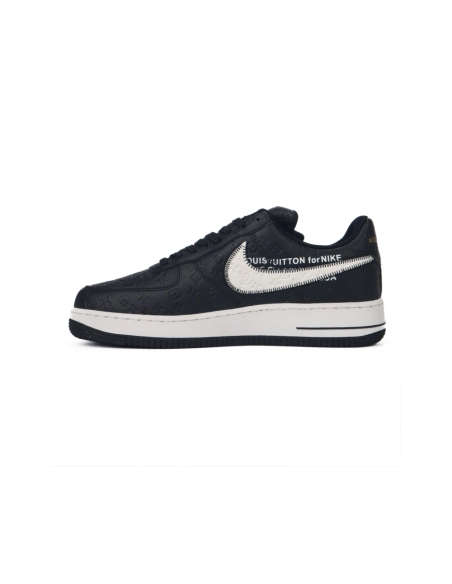Louis Vuitton x Nike Air Force 1 Low Black,LOUIS VUITTON Reps Sneakers,Other Brand Reps Sneakers