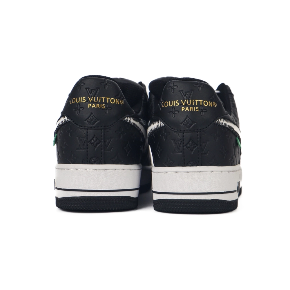 Louis Vuitton x Nike Air Force 1 Low Black,LOUIS VUITTON Reps Sneakers,Other Brand Reps Sneakers