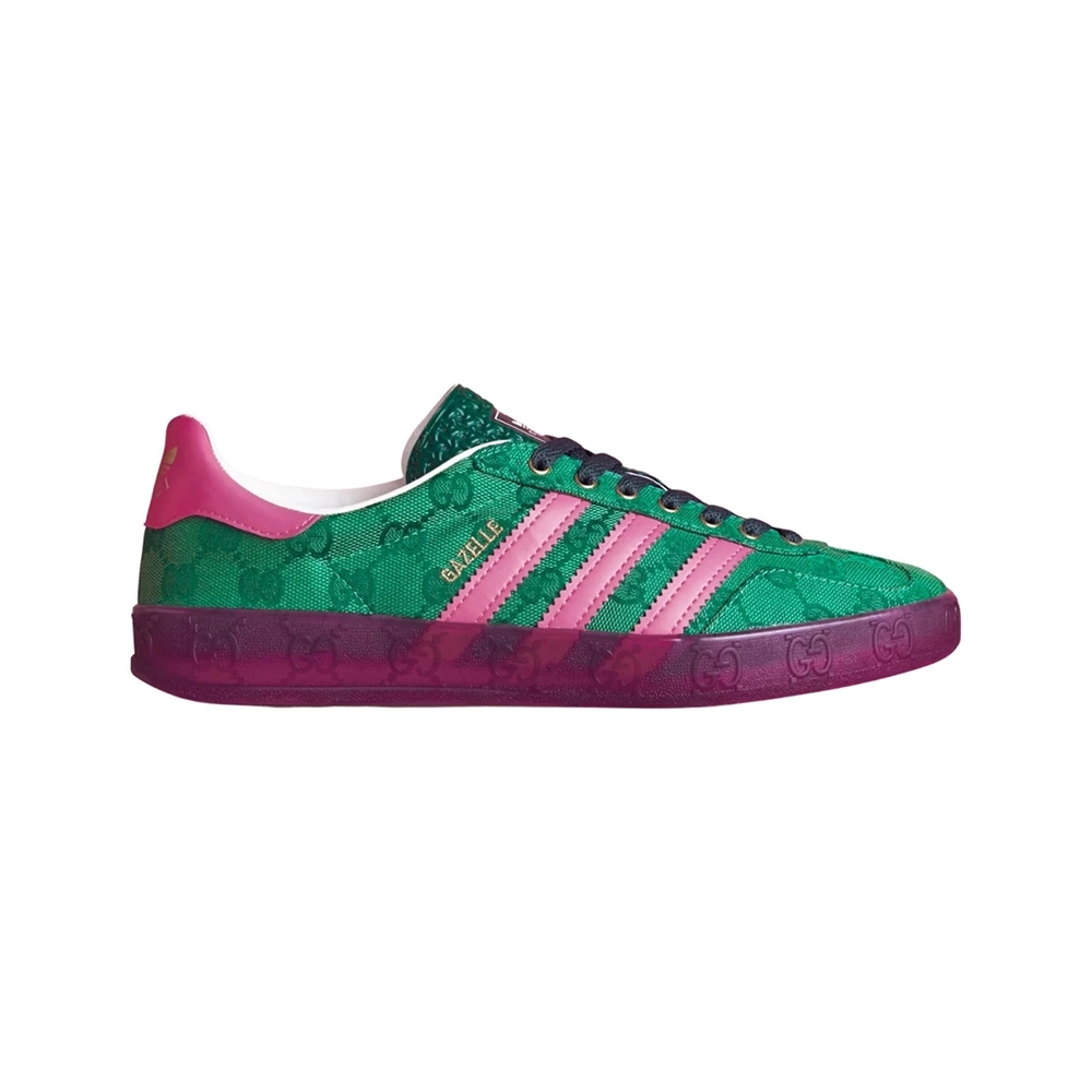Adidas X Gucci Gazelle Green GG Monogram,GUCCI SHOES Reps,Other Brand Reps Sneakers