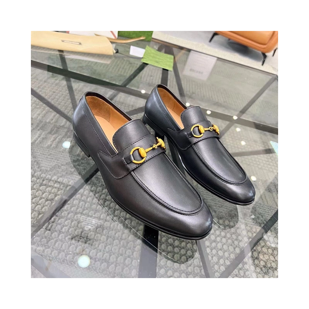 Gucci Jordaan Leather Loafer,GUCCI SHOES Reps,Other Brand Reps Sneakers