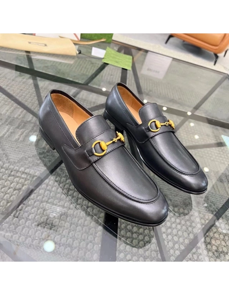 Gucci Jordaan Leather Loafer,GUCCI SHOES Reps,Other Brand Reps Sneakers
