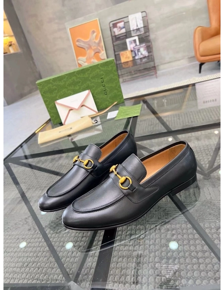 Gucci Jordaan Leather Loafer,GUCCI SHOES Reps,Other Brand Reps Sneakers