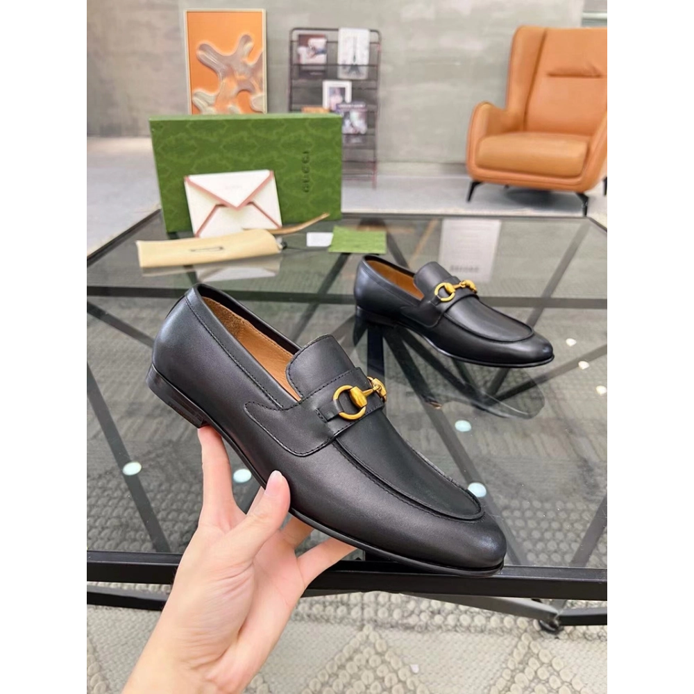 Gucci Jordaan Leather Loafer,GUCCI SHOES Reps,Other Brand Reps Sneakers