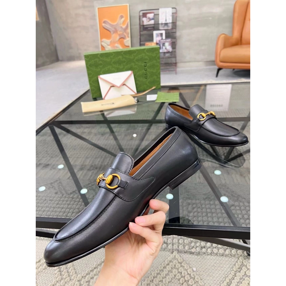 Gucci Jordaan Leather Loafer,GUCCI SHOES Reps,Other Brand Reps Sneakers
