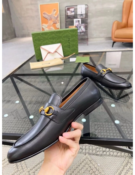 Gucci Jordaan Leather Loafer,GUCCI SHOES Reps,Other Brand Reps Sneakers