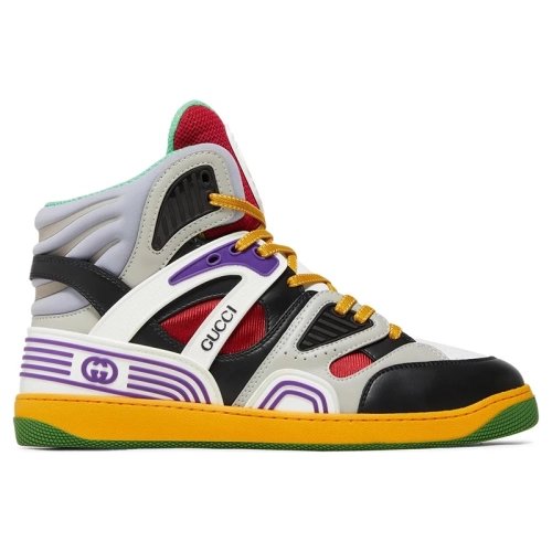 Gucci Basket High Black Demetra,GUCCI SHOES Reps,Other Brand Reps Sneakers