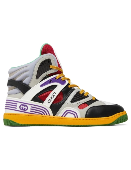 Gucci Basket High Black Demetra,GUCCI SHOES Reps,Other Brand Reps Sneakers