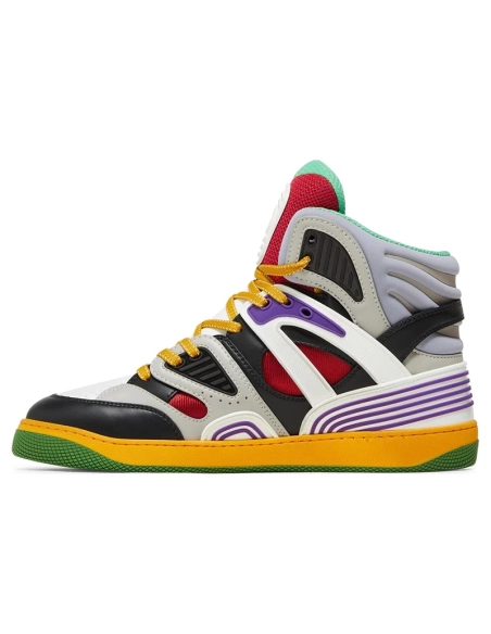 Gucci Basket High Black Demetra,GUCCI SHOES Reps,Other Brand Reps Sneakers