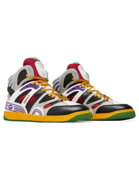 Gucci Basket High Black Demetra,GUCCI SHOES Reps,Other Brand Reps Sneakers